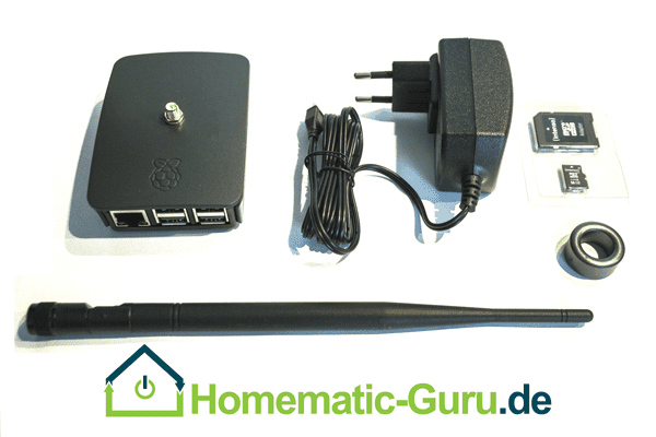 RaspberryMatic kaufen - Fertiggerät mit RTC Echtzeituhr und externe Antenne
