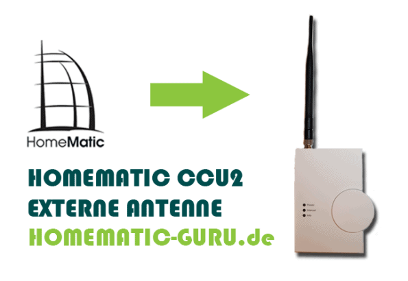 Anleitung Homematic externe Antenne