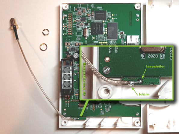 Tutorial Homematic externe Antenne anlöten