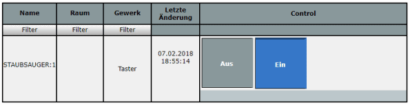 Homematic Xiaomi Vacuum Staubsauger steuern 10