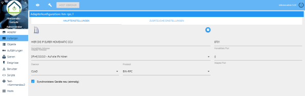 Homematic Xiaomi Vacuum Staubsauger steuern 12
