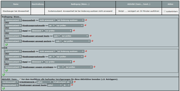Homematic Xiaomi Vacuum Staubsauger steuern 16a