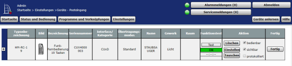 Homematic Xiaomi Vacuum Staubsauger steuern 9