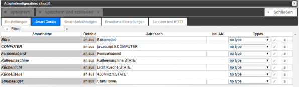 Homematic Xiaomi Vacuum Staubsauger steuern Alexa 7