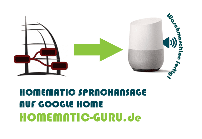 Anleitung Homematic Sprachansage auf Google Home oder Chromecast