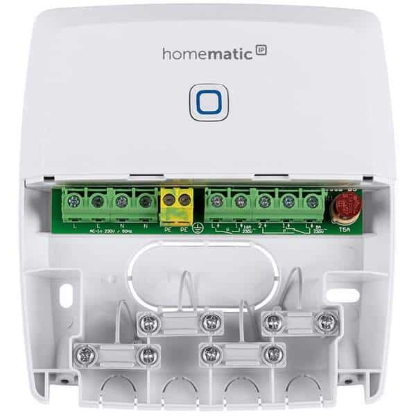 Homematic IP Smart Home 2-fach Schaltaktor HmIP-WHS2 für Heizungsanlagen elektrische Anschlüsse