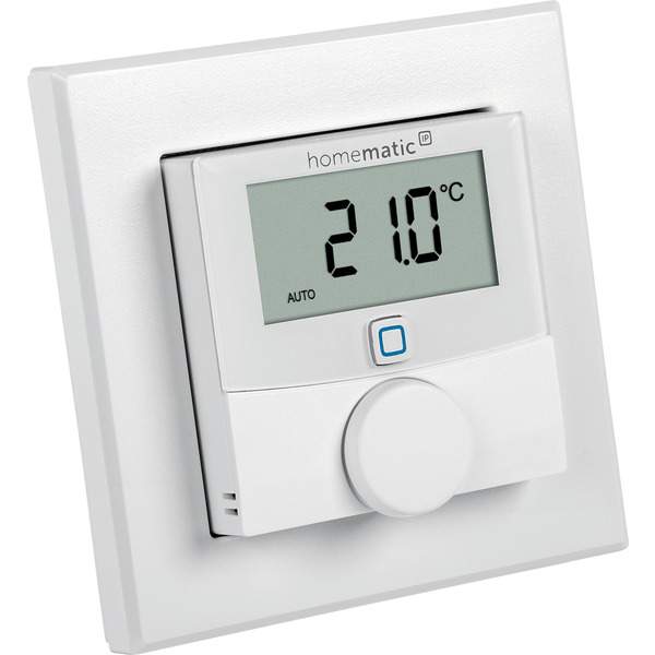 Homematic IP Wired Smart Home Wandthermostat mit Luftfeuchtigkeitssensor HmIPW-WTH Produktfoto